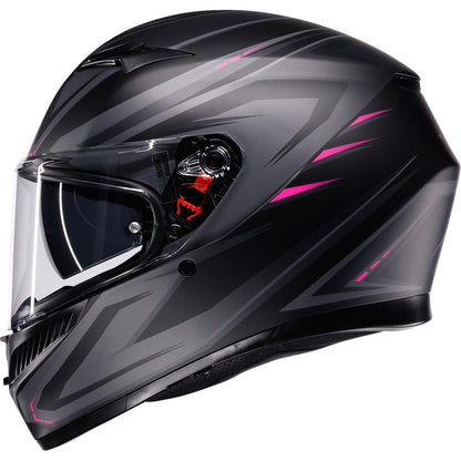 AGV Helmets K3 Helmet - Syth - Matte Black/Pink_2082939