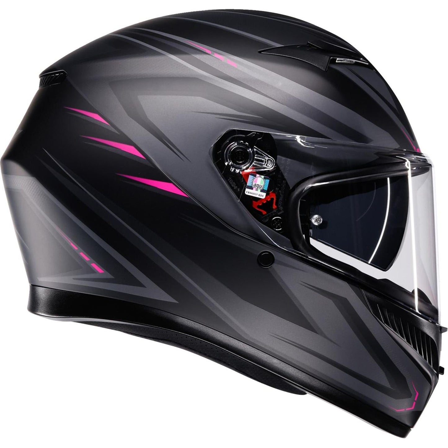 AGV Helmets K3 Helmet - Syth - Matte Black/Pink - 2XL [MPN: 2118381004-025-XXL]_2086064