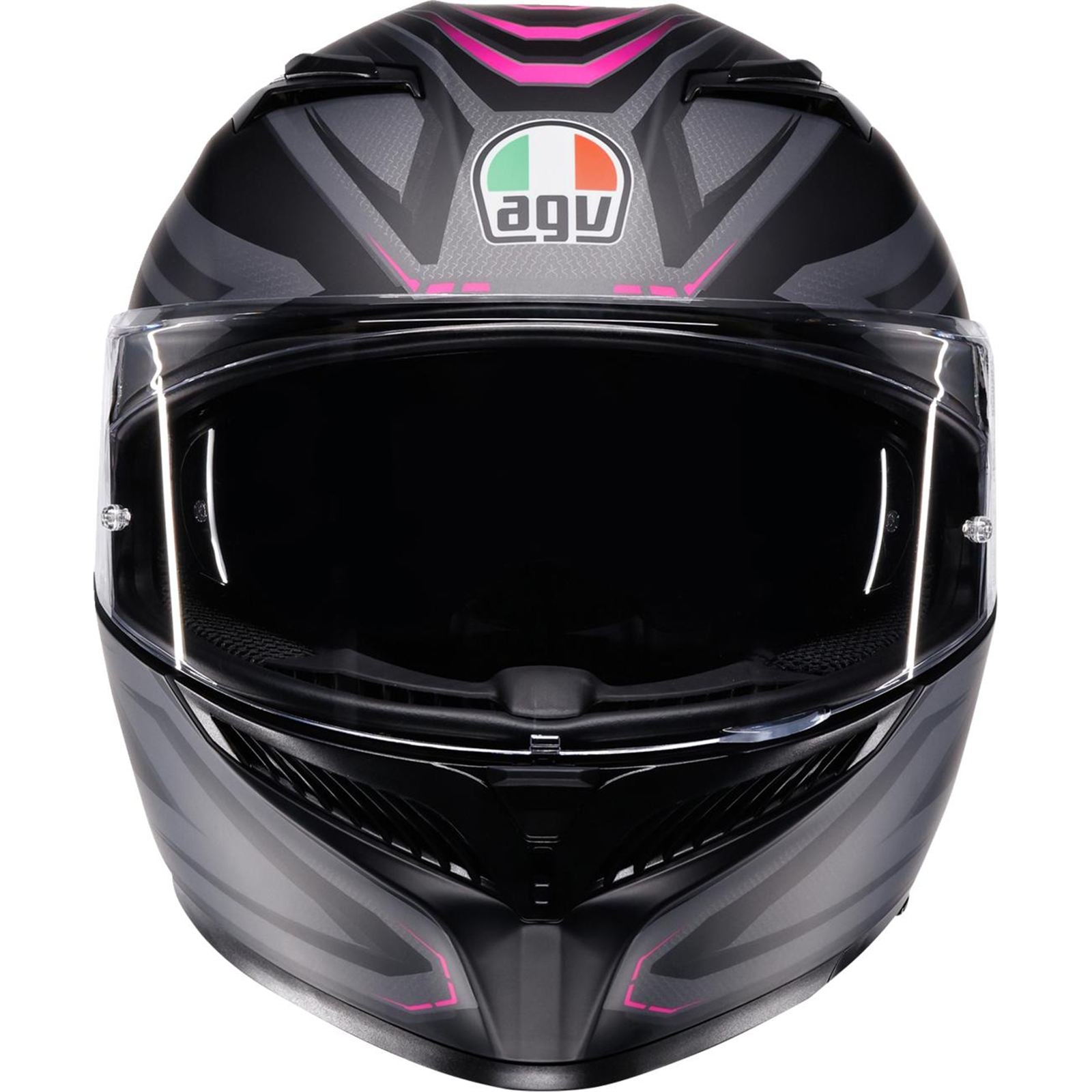 AGV Helmets K3 Helmet - Syth - Matte Black/Pink - 2XL [MPN: 2118381004-025-XXL]_2086062