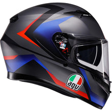 AGV Helmets K3 Helmet - Striga - Matte Black/Blue/Red_2082979
