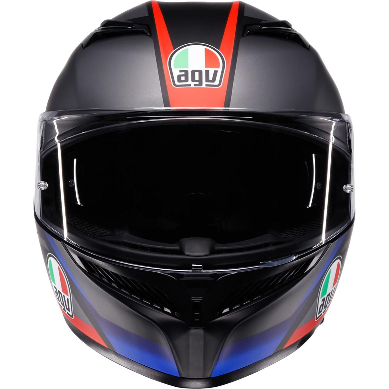 AGV Helmets K3 Helmet - Striga - Matte Black/Blue/Red_2083006
