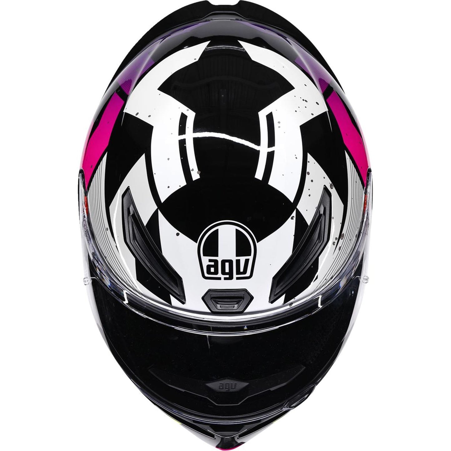 AGV Helmets K1 S Helmet - Punkpulse - Black/Purple/Lime - Small [MPN: 2118394018-071-S]_2086101