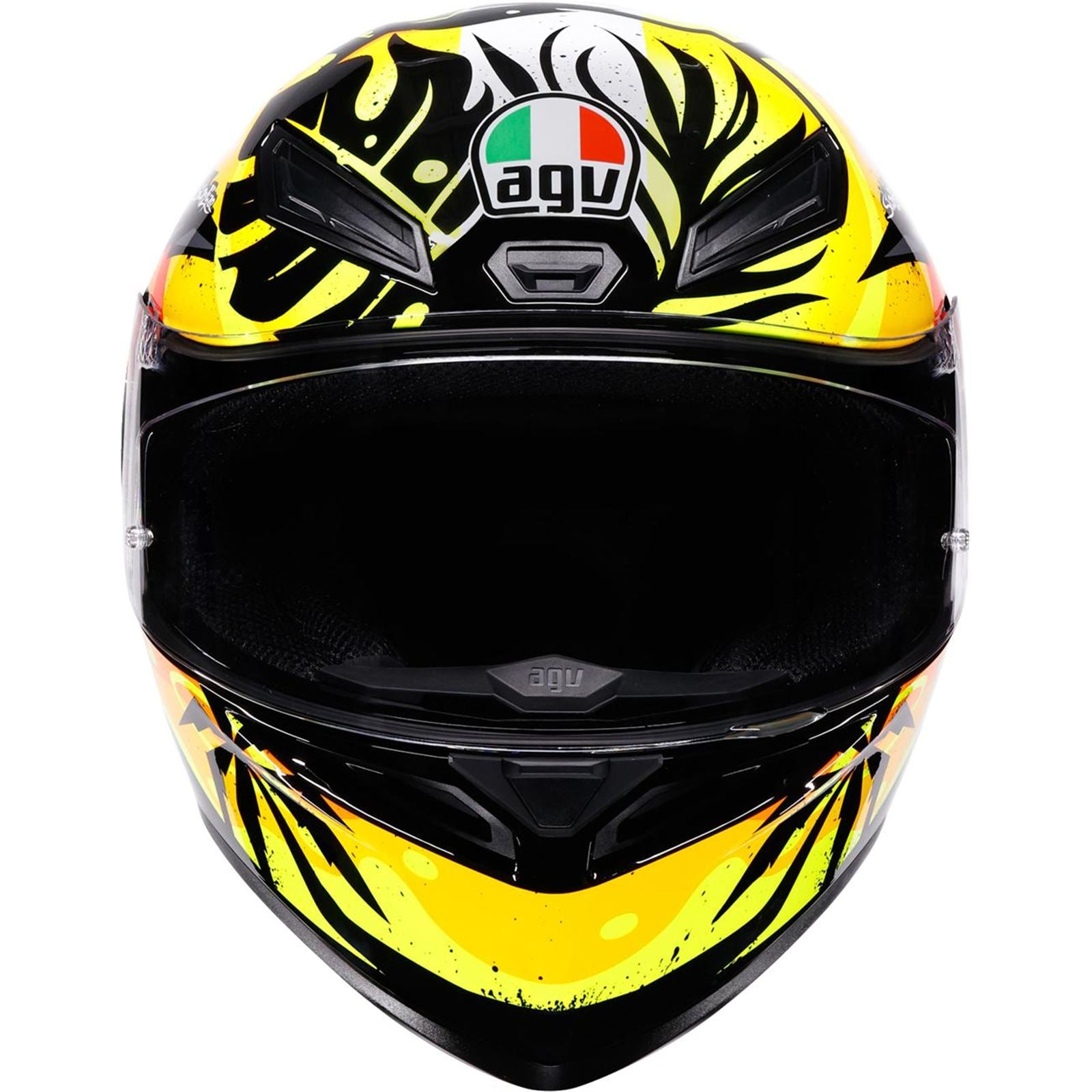 AGV Helmets K1 S Helmet - Tropicrush - Black/Orange_2086132