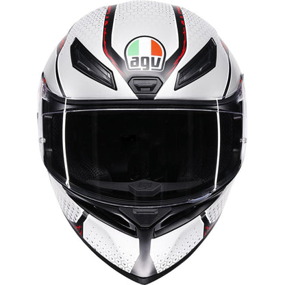 AGV Helmets K1 S Helmet - Speedarmor - Matte Black/Gray/Red - Small [MPN: 2118394018-073-S]_2083066