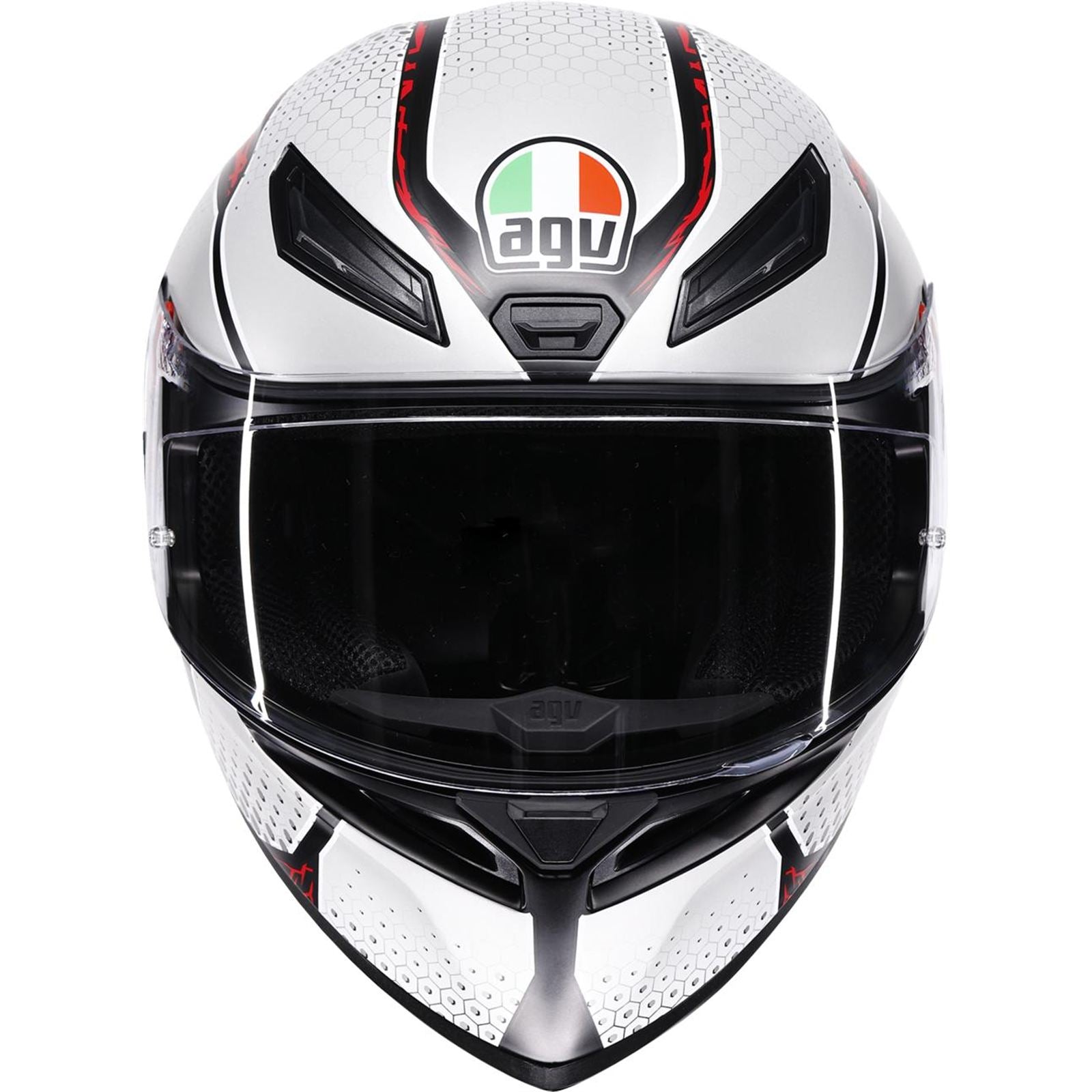 AGV Helmets K1 S Helmet - Speedarmor - Matte Black/Gray/Red_2086328