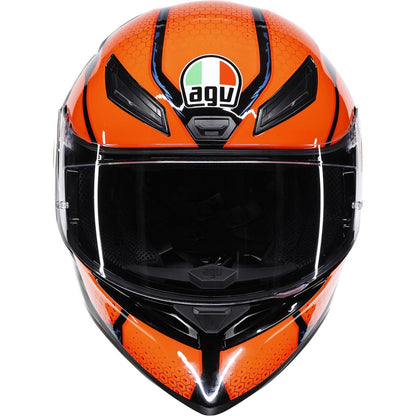 AGV Helmets K1 S Helmet - Speedarmor - Black/Orange/Blue_2086138