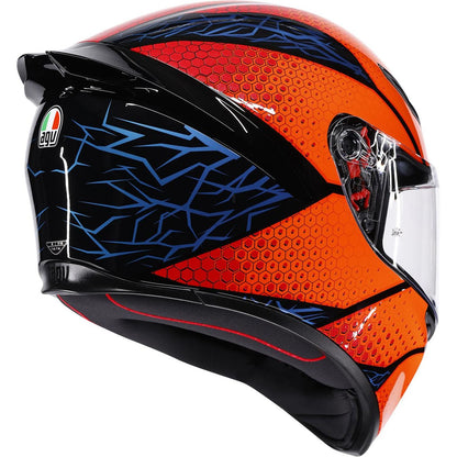 AGV Helmets K1 S Helmet - Speedarmor - Black/Orange/Blue_2086218