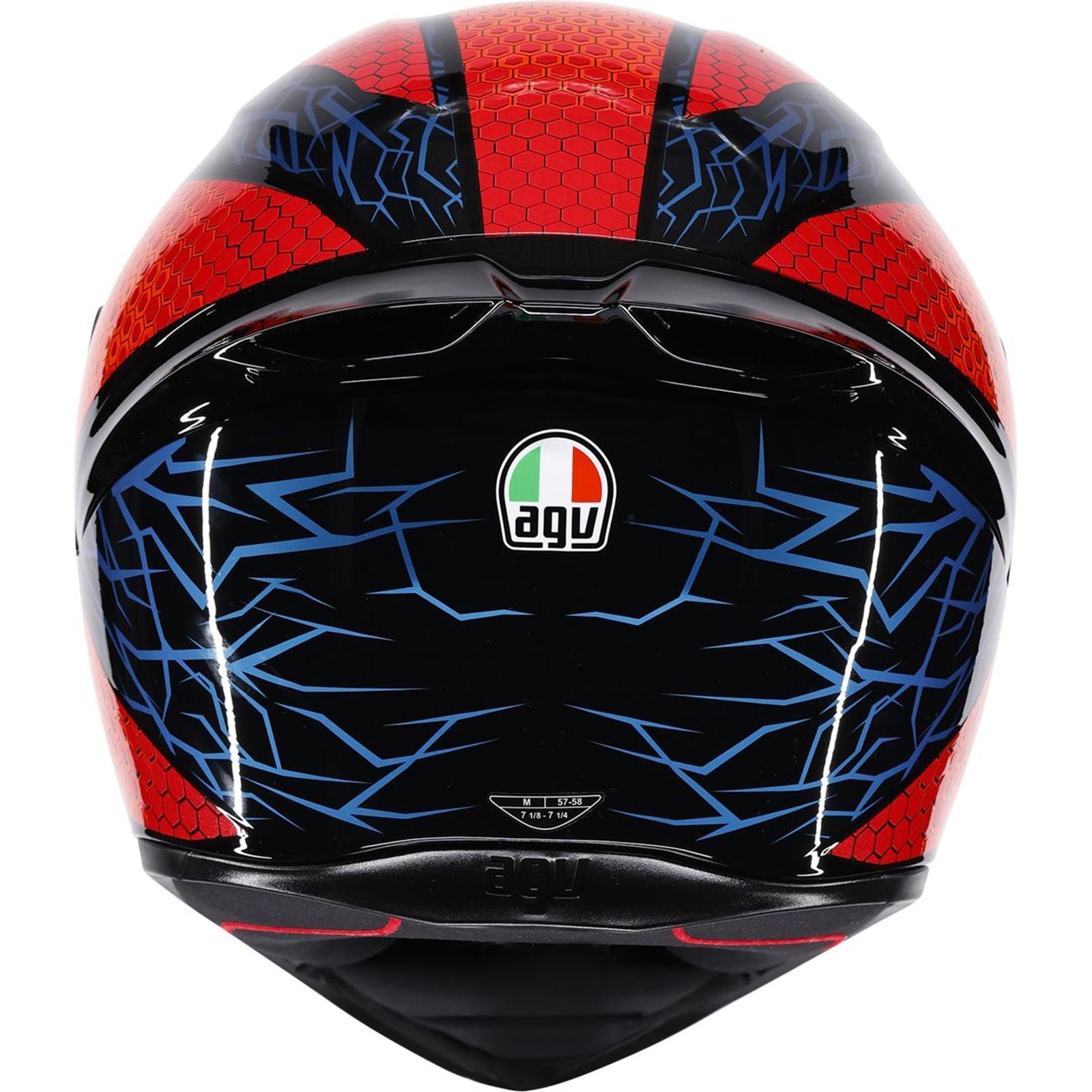 AGV Helmets K1 S Helmet - Speedarmor - Black/Orange/Blue_2086217