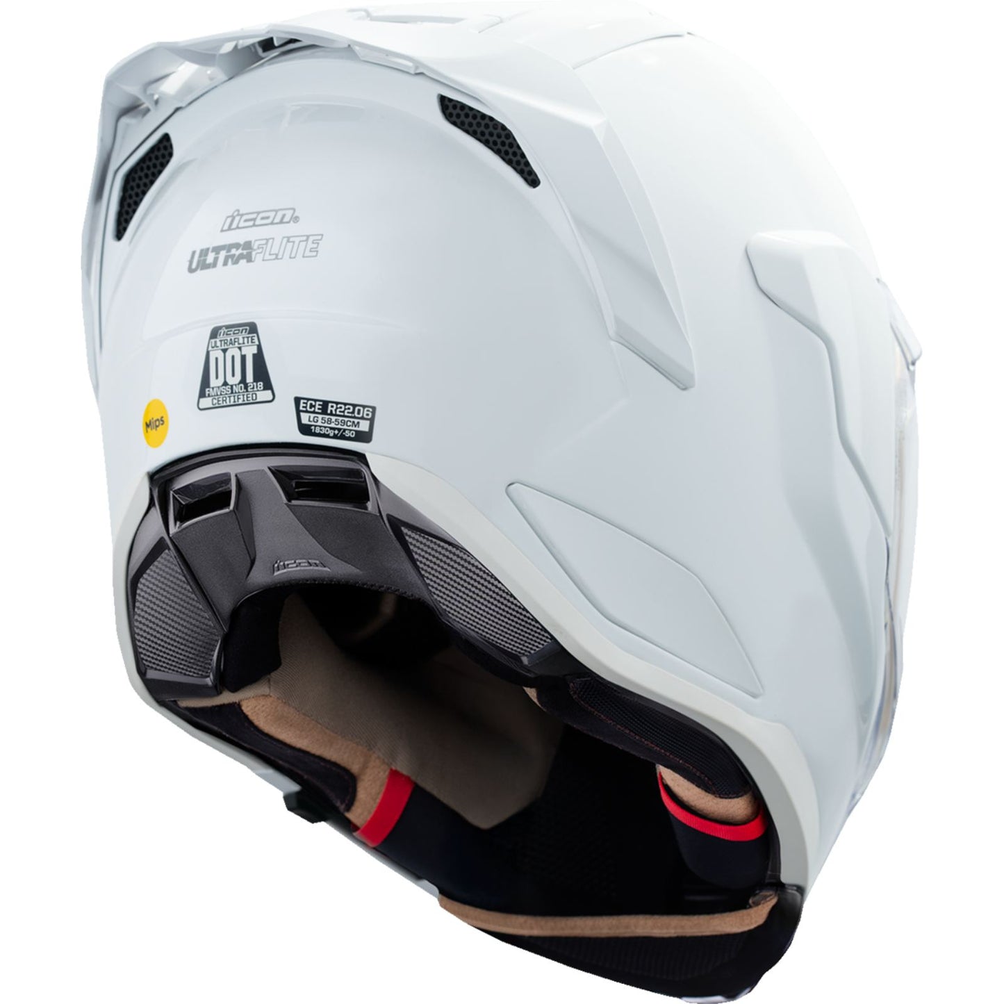 ICON Ultraflite™ Helmet - Solid - MIPS® - Gloss White_1987135