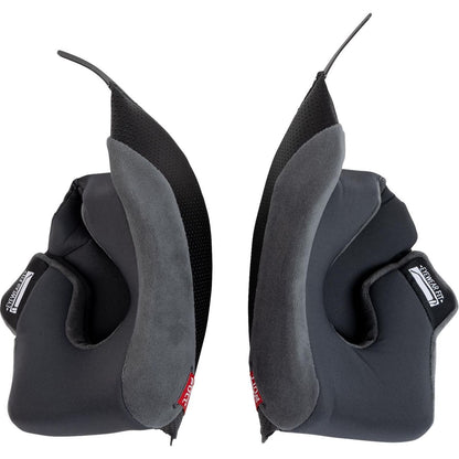 AGV Helmets K7 Cheek Pads - Gray/Black_1991661