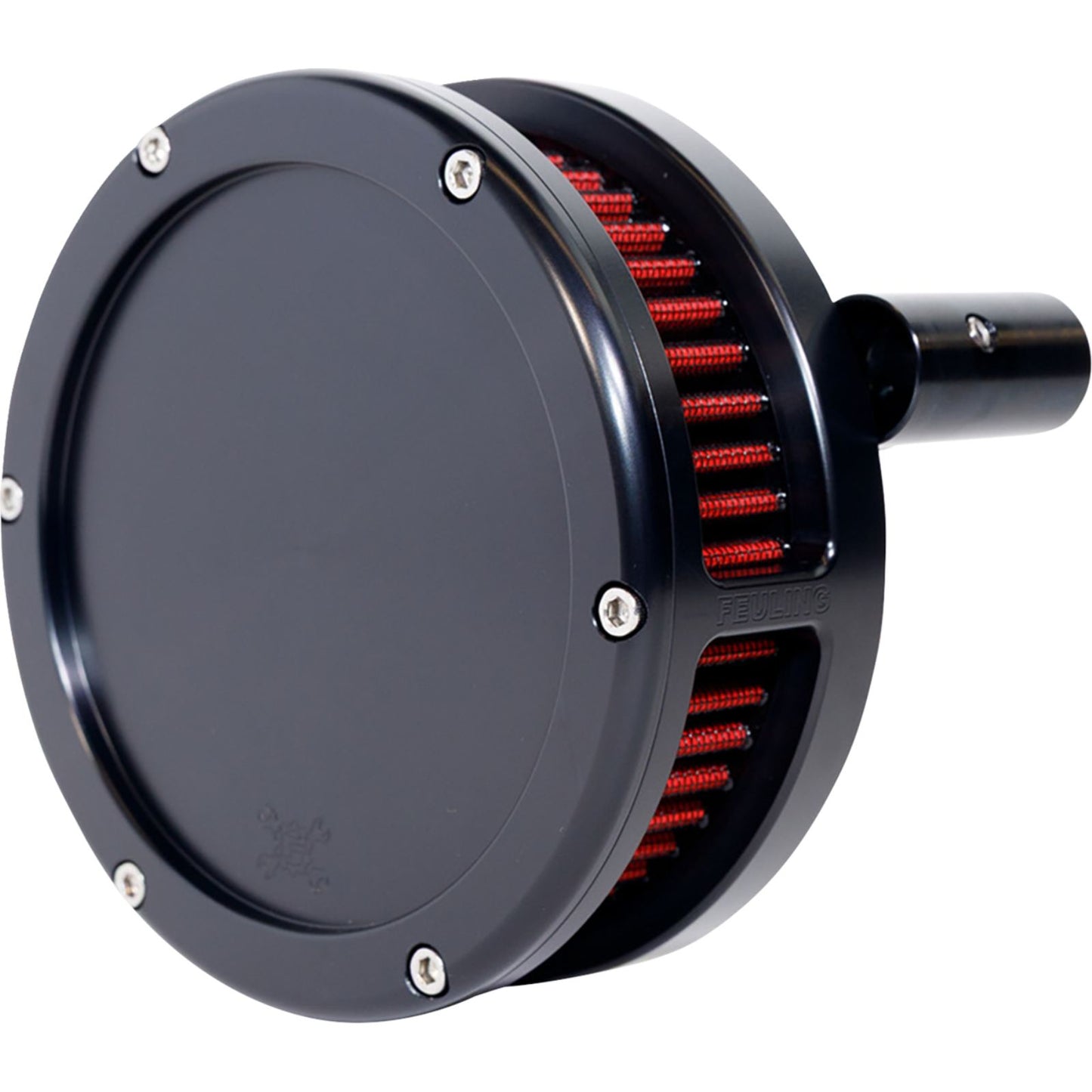 Feuling BA Slim Air Cleaner Kit - Black - Red Filter for Twin Cam [MPN: 5443-S]_1988886