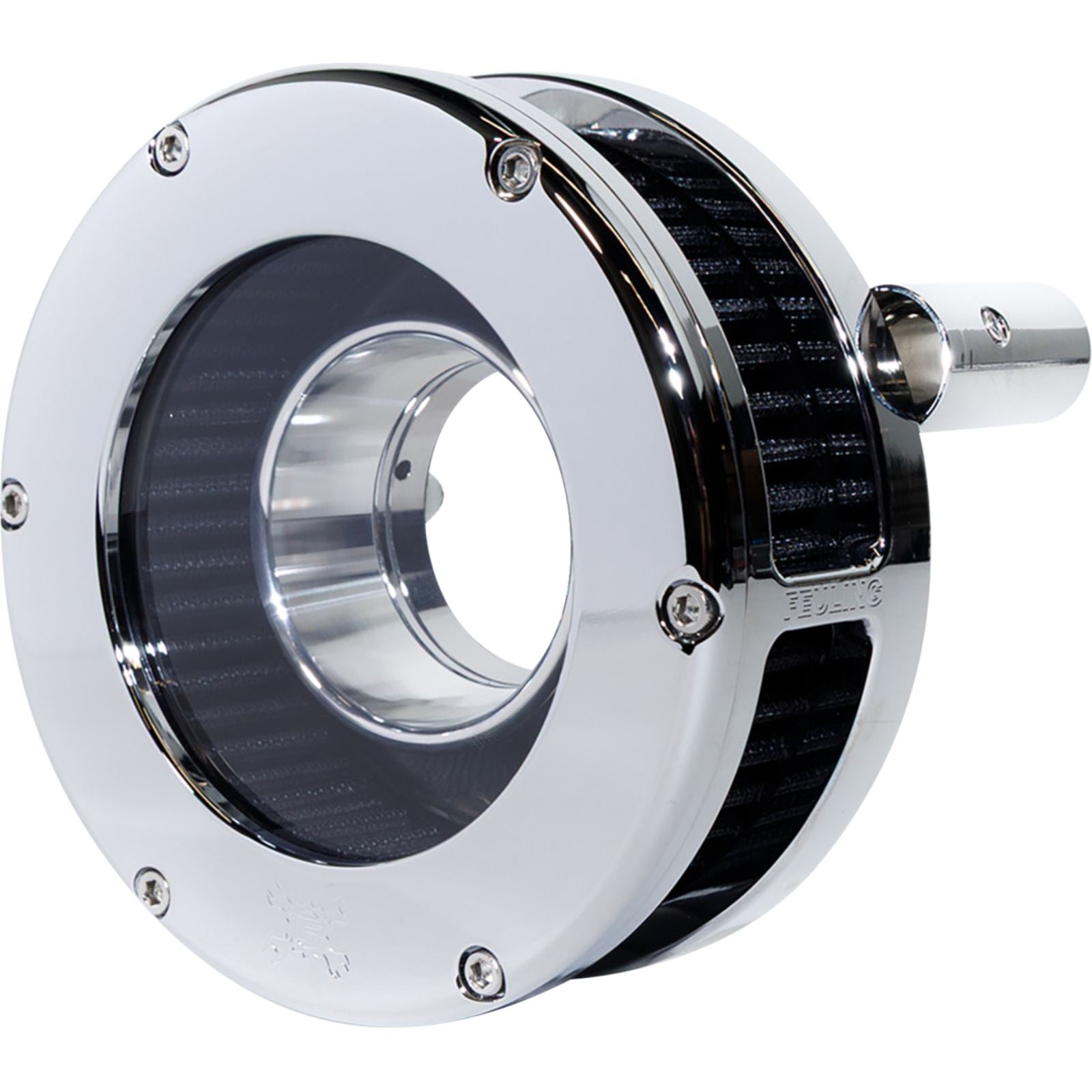Feuling BA Slim Air Cleaner Kit Chrome/Clear/Black Filter for '93-99 EVO Big Twin [MPN: 5568-S]_1986134