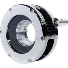 Feuling BA Slim Air Cleaner Kit - Chrome/Clear/Black Filter for '08-'17 Twin Cam [MPN: 5558-S]_1990043