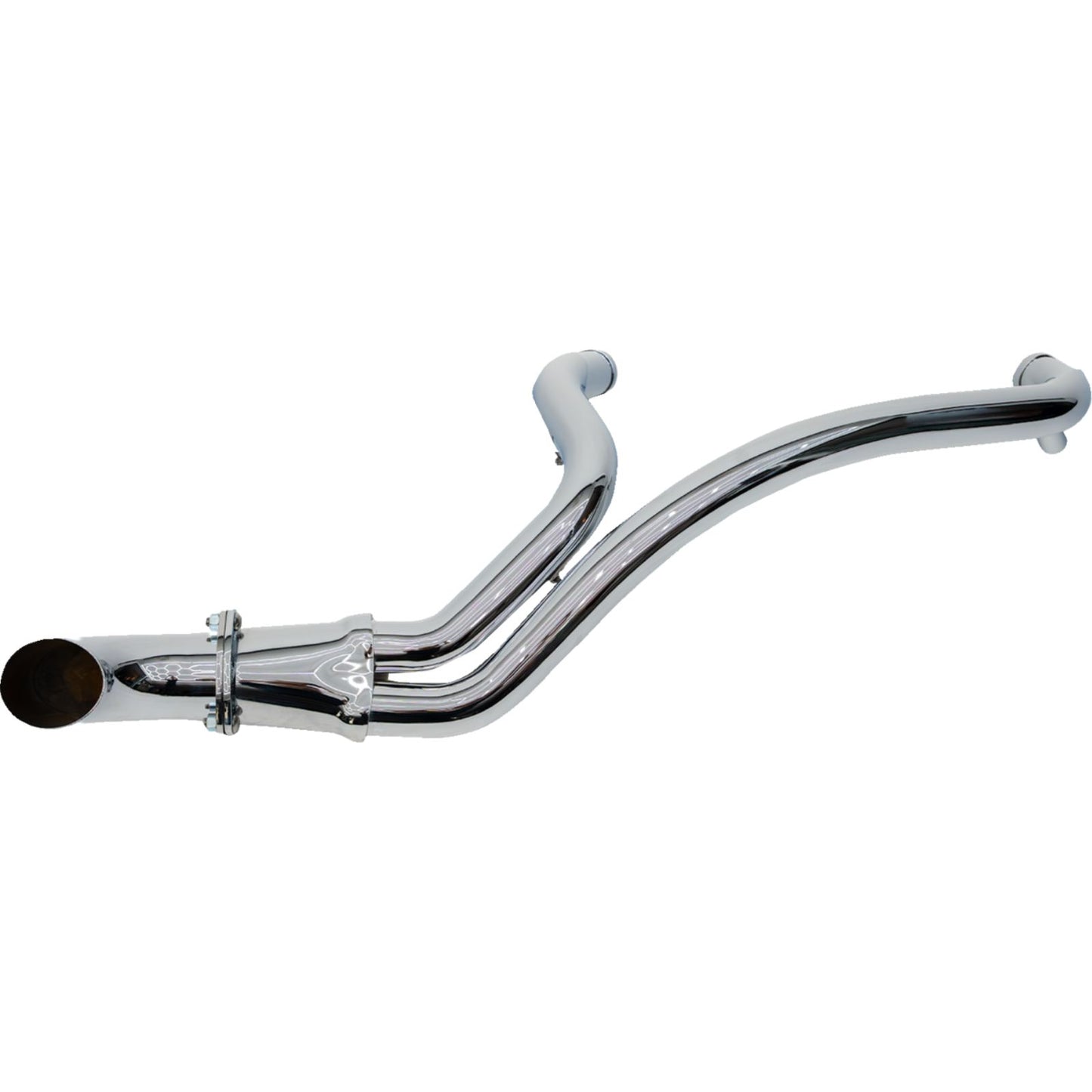 Trask Performance 2-into-1 BMF Exhaust System for Twin Cam - Chrome [MPN: TM-5745CH]_1989915