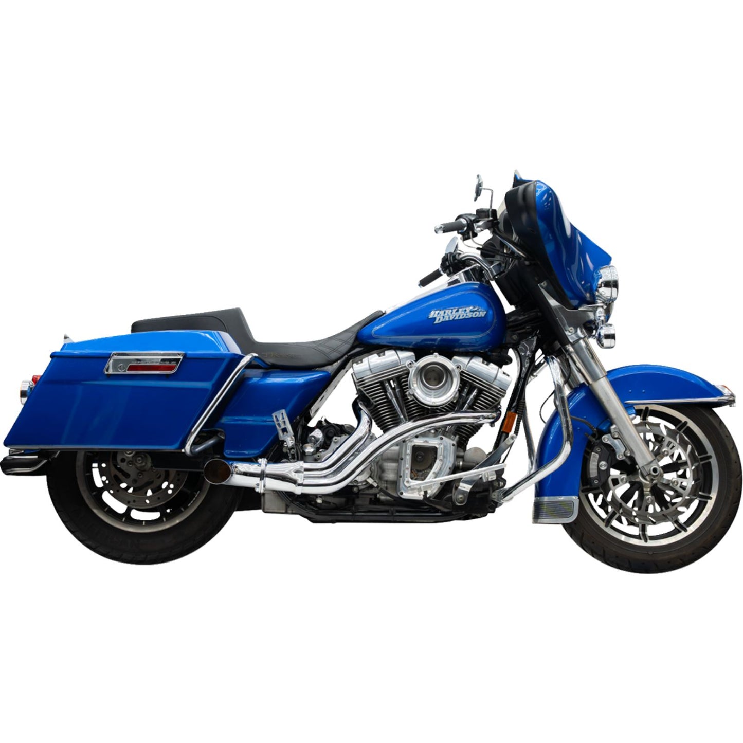 Trask Performance 2-into-1 BMF Exhaust System for Twin Cam - Chrome [MPN: TM-5745CH]_1990243