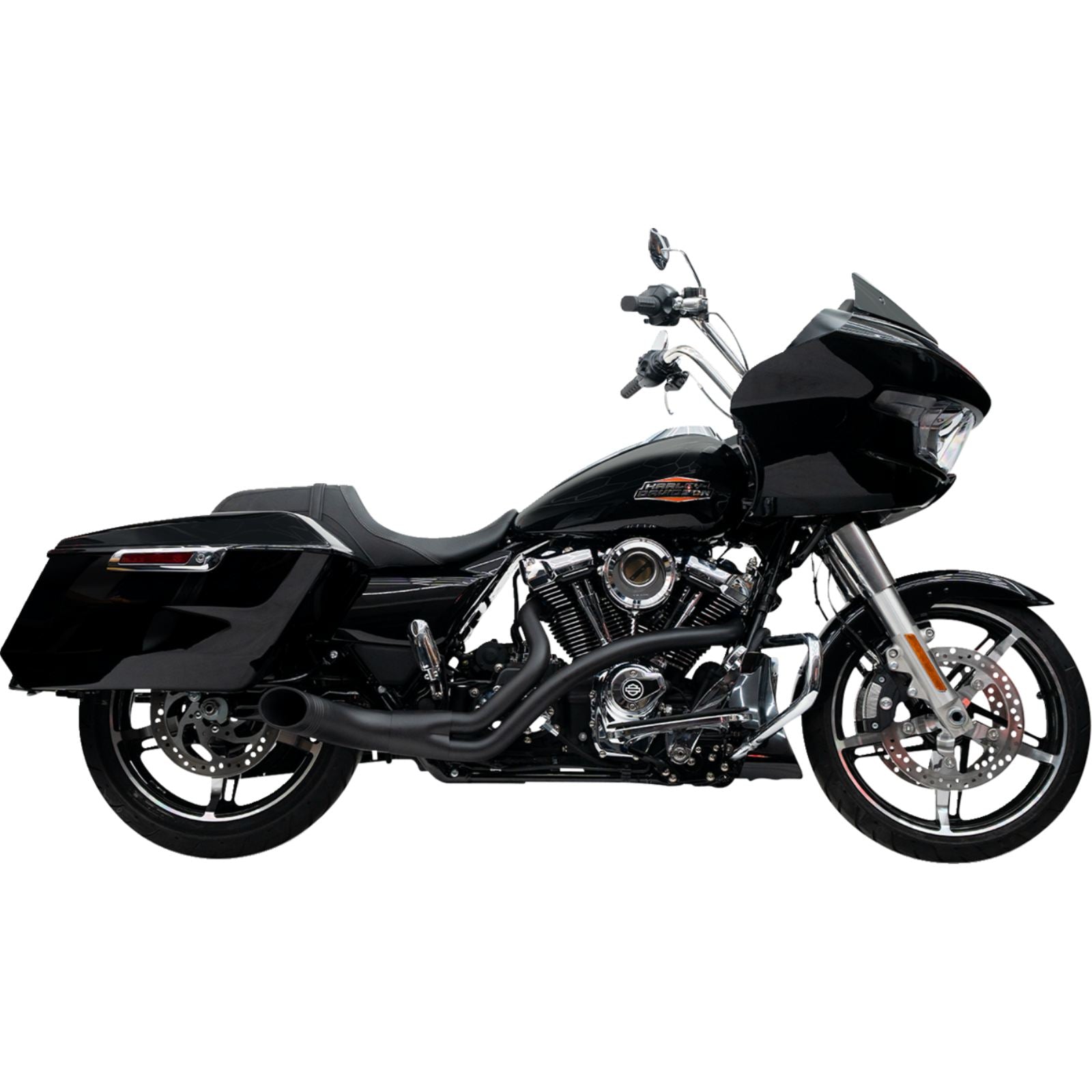 Trask Performance 2-into-1 Up Yours Exhaust System for M8 - Black [MPN: TM-5760BK]_1989182