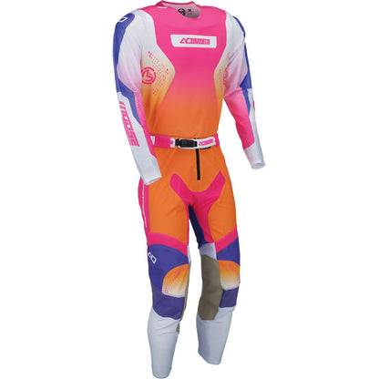 Moose Offroad Alpha One Pants - Orange/Purple_1989809