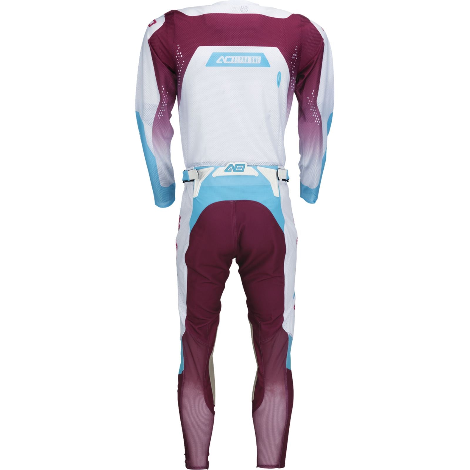 Moose Offroad Alpha One Jersey - White/Purple_1987867