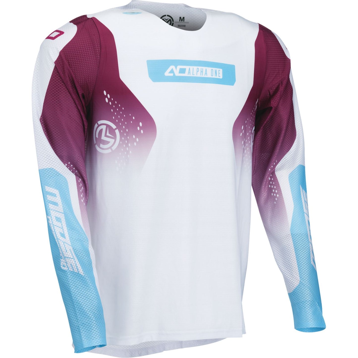 Moose Offroad Alpha One Jersey - White/Purple_1989050