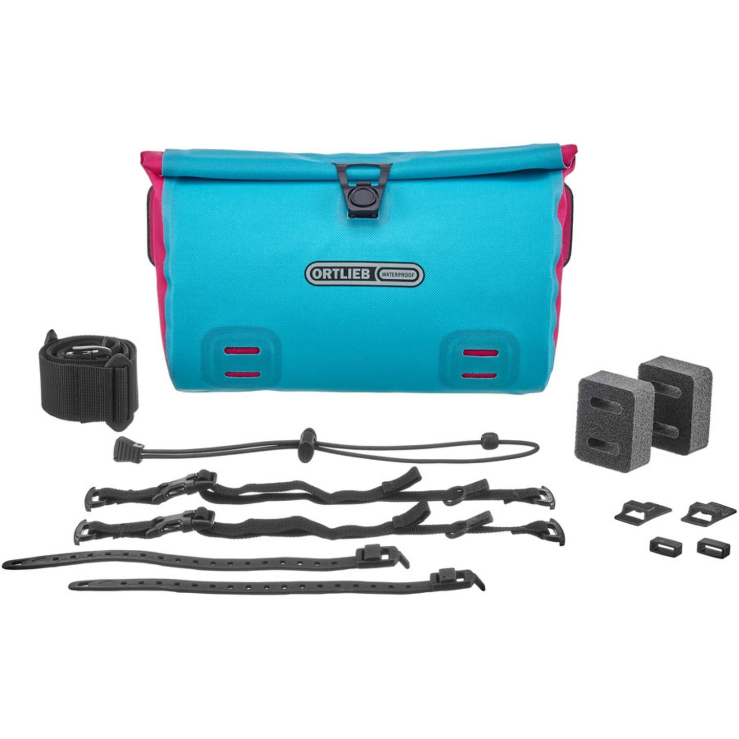 Ortlieb Velo-Sling Handlebar Bag - 3/Liter - Cyber Blue/Pink [MPN: F9958]_1990524