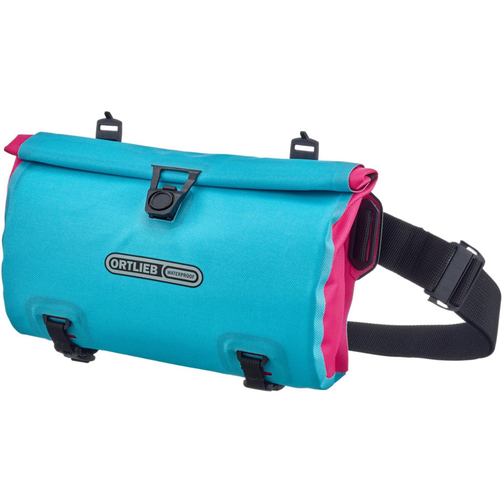 Ortlieb Velo-Sling Handlebar Bag - 3/Liter - Cyber Blue/Pink [MPN: F9958]_1990525