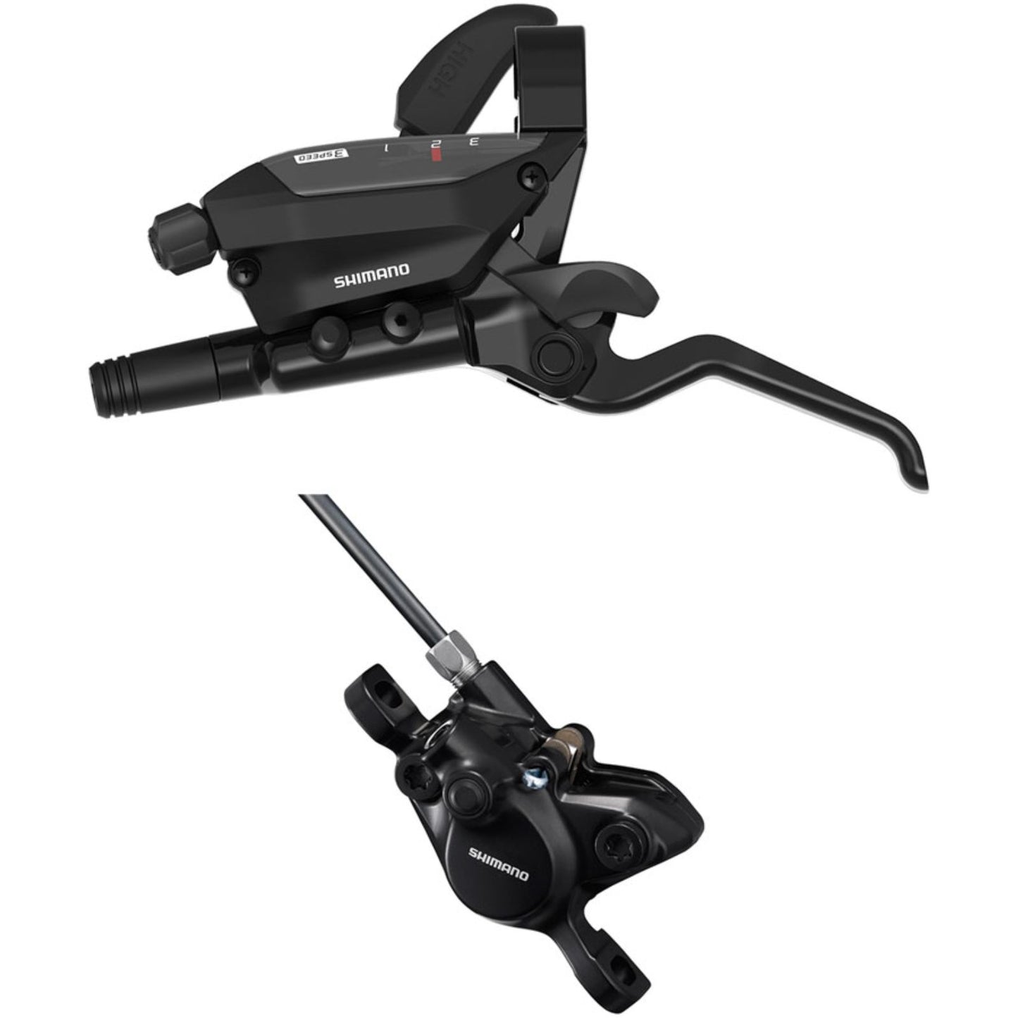 Shimano Fire Plus Shift/Brake Lever with Disc Brake Caliper Left/Front [MPN: EEF515JLFPRA100P]_1990672