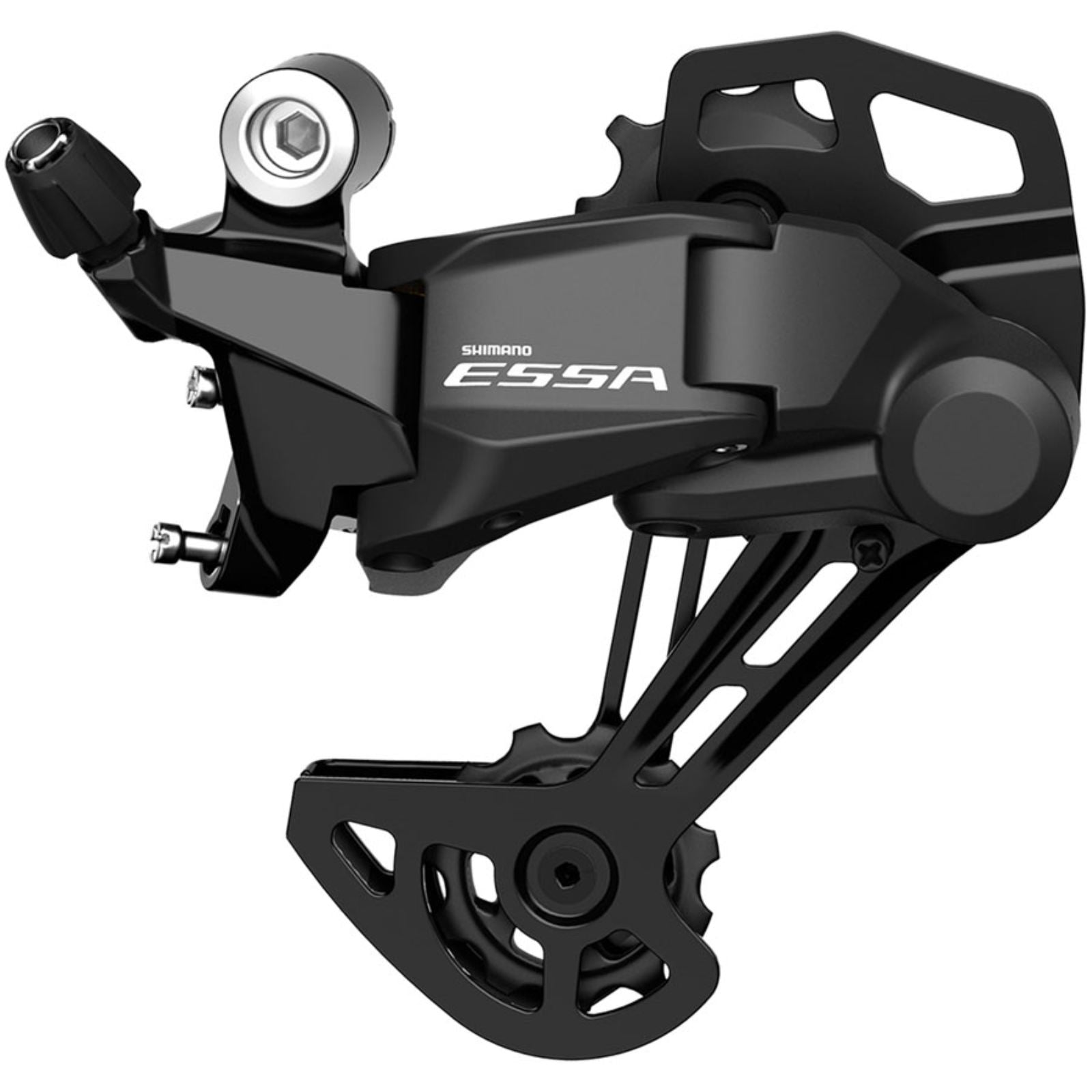 Shimano ESSA RD-U2000-GS Rear Derailleur - 8-Speed, Shadow Design, Black [MPN: ERDU2000GS]_1990703
