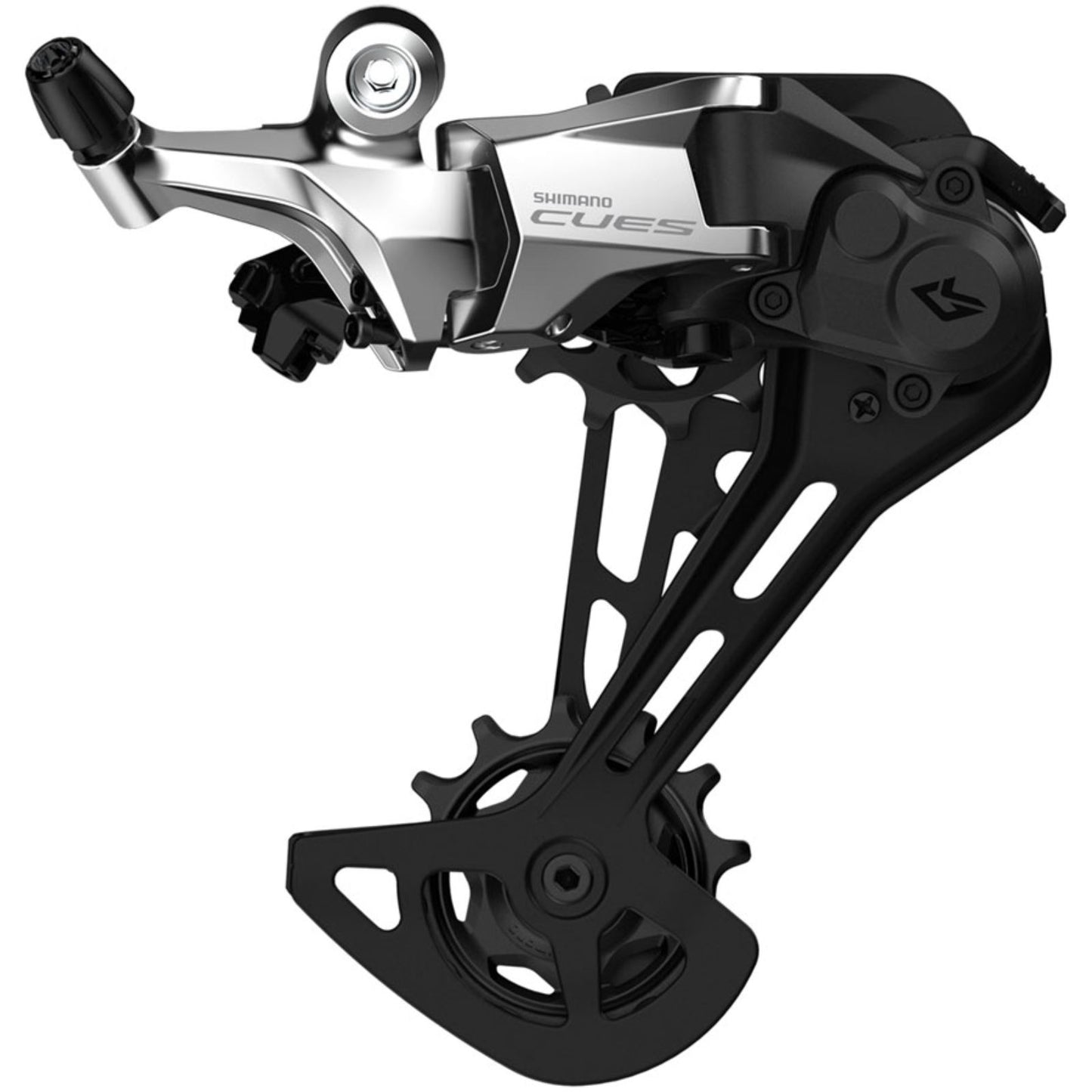 Shimano CUES RD-U6000-GS Rear Derailleur - 10/11-Speed, Medium Cage, Silver [MPN: ERDU6000GSS]_1990702