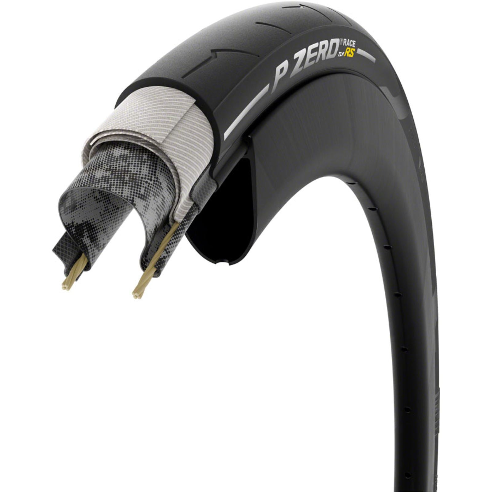 Pirelli - Bicycle P ZERO Race RS TLR Road Tire 700x35C Folding, 120 - Black [MPN: 4353900]_1990764