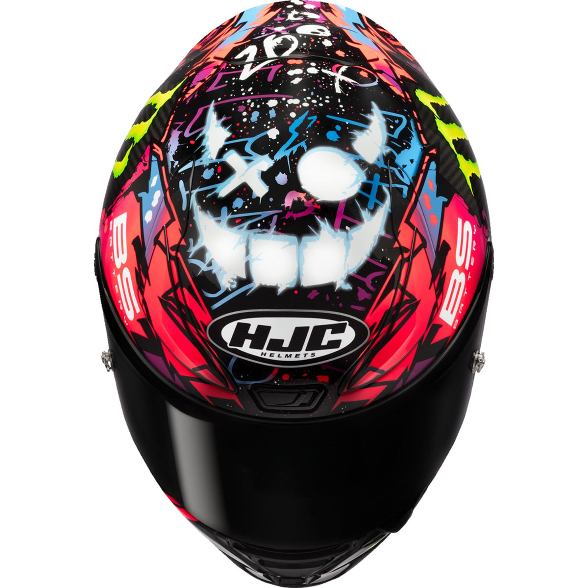 HJC RPHA 1N V2 Carbon Helmet - Funky Diablo - MC8 - 2XL [MPN: 504194]_2737581