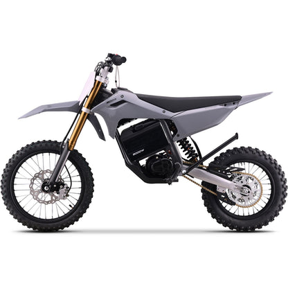 MotoTec USA MotoTec 72v 8000w Pro Electric Dirt Bike 17/14 Lithium Grey [MPN: MT-Dirt-Pro-8000-17-14_Grey]_1995328