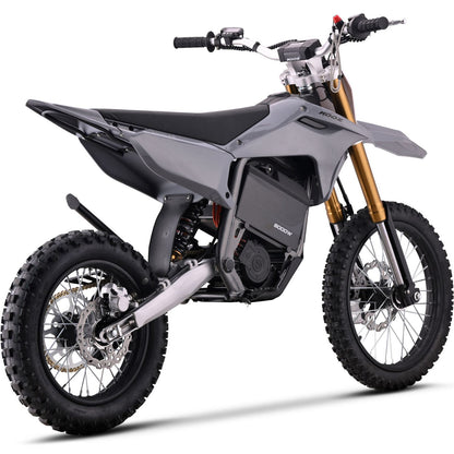 MotoTec USA MotoTec 72v 8000w Pro Electric Dirt Bike 17/14 Lithium Grey [MPN: MT-Dirt-Pro-8000-17-14_Grey]_1995326