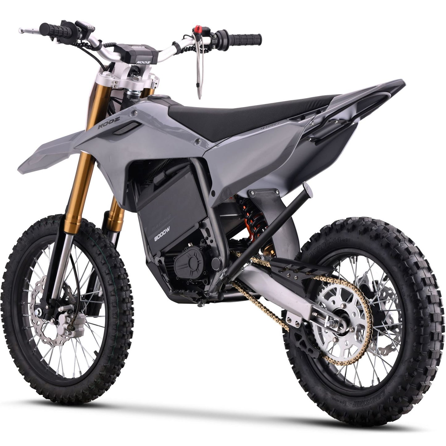 MotoTec USA MotoTec 72v 8000w Pro Electric Dirt Bike 17/14 Lithium Grey [MPN: MT-Dirt-Pro-8000-17-14_Grey]_1995324