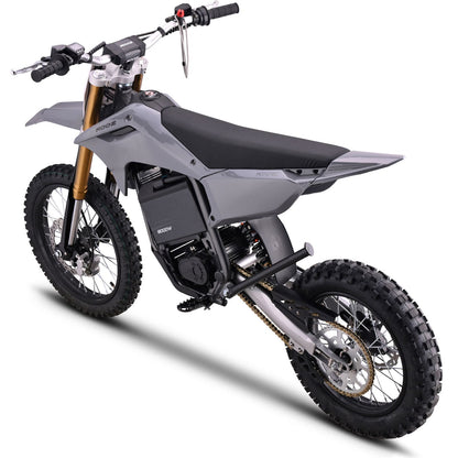 MotoTec USA MotoTec 72v 8000w Pro Electric Dirt Bike 17/14 Lithium Grey [MPN: MT-Dirt-Pro-8000-17-14_Grey]_1995330