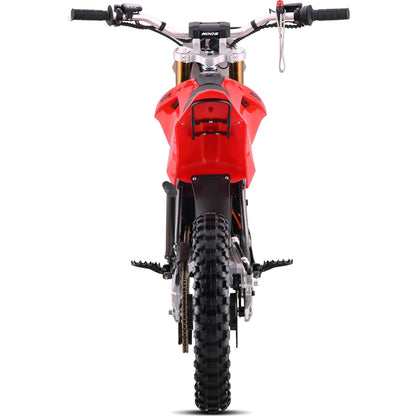 MotoTec USA 72v 8000w Pro Electric Dirt Bike - 17/14 Tires - Lithium - Red [MPN: MT-Dirt-Pro-8000-17-14_Red]_1995340