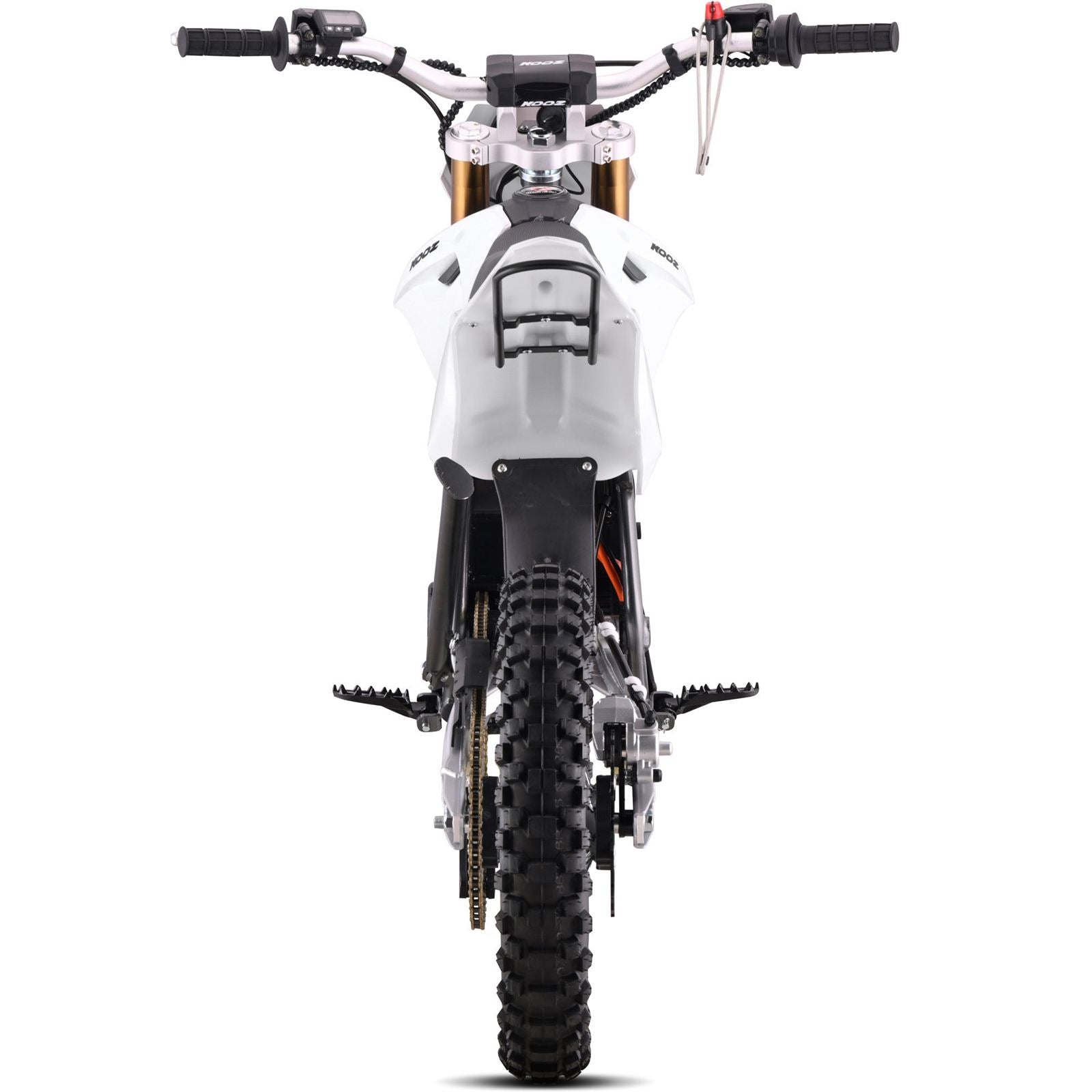 MotoTec USA 72v 8000w Pro Electric Dirt Bike - 17/14 Tires - Lithium - White [MPN: MT-Dirt-Pro-8000-17-14_White]_1995349