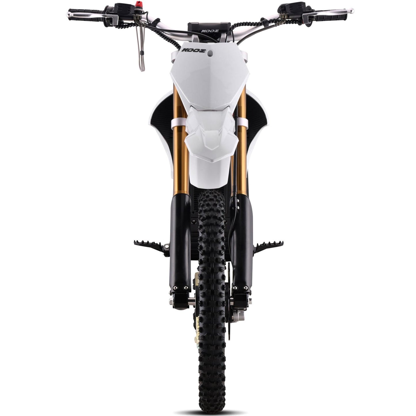 MotoTec USA 72v 8000w Pro Electric Dirt Bike - 17/14 Tires - Lithium - White [MPN: MT-Dirt-Pro-8000-17-14_White]_1995347