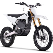 MotoTec USA 72v 8000w Pro Electric Dirt Bike - 17/14 Tires - Lithium - White [MPN: MT-Dirt-Pro-8000-17-14_White]_1995341