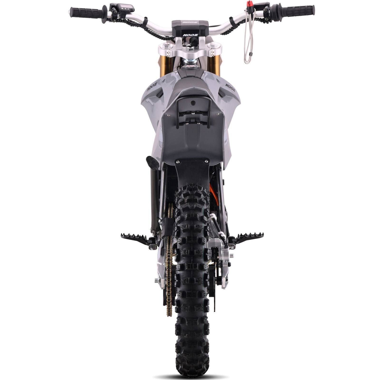 MotoTec USA 72v 8000w Pro Electric Dirt Bike - 19/16 Tires - Lithium - Grey [MPN: MT-Dirt-Pro-8000-19-16_Grey]_1995358