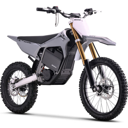 MotoTec USA 72v 8000w Pro Electric Dirt Bike - 19/16 Tires - Lithium - Grey [MPN: MT-Dirt-Pro-8000-19-16_Grey]_1995350