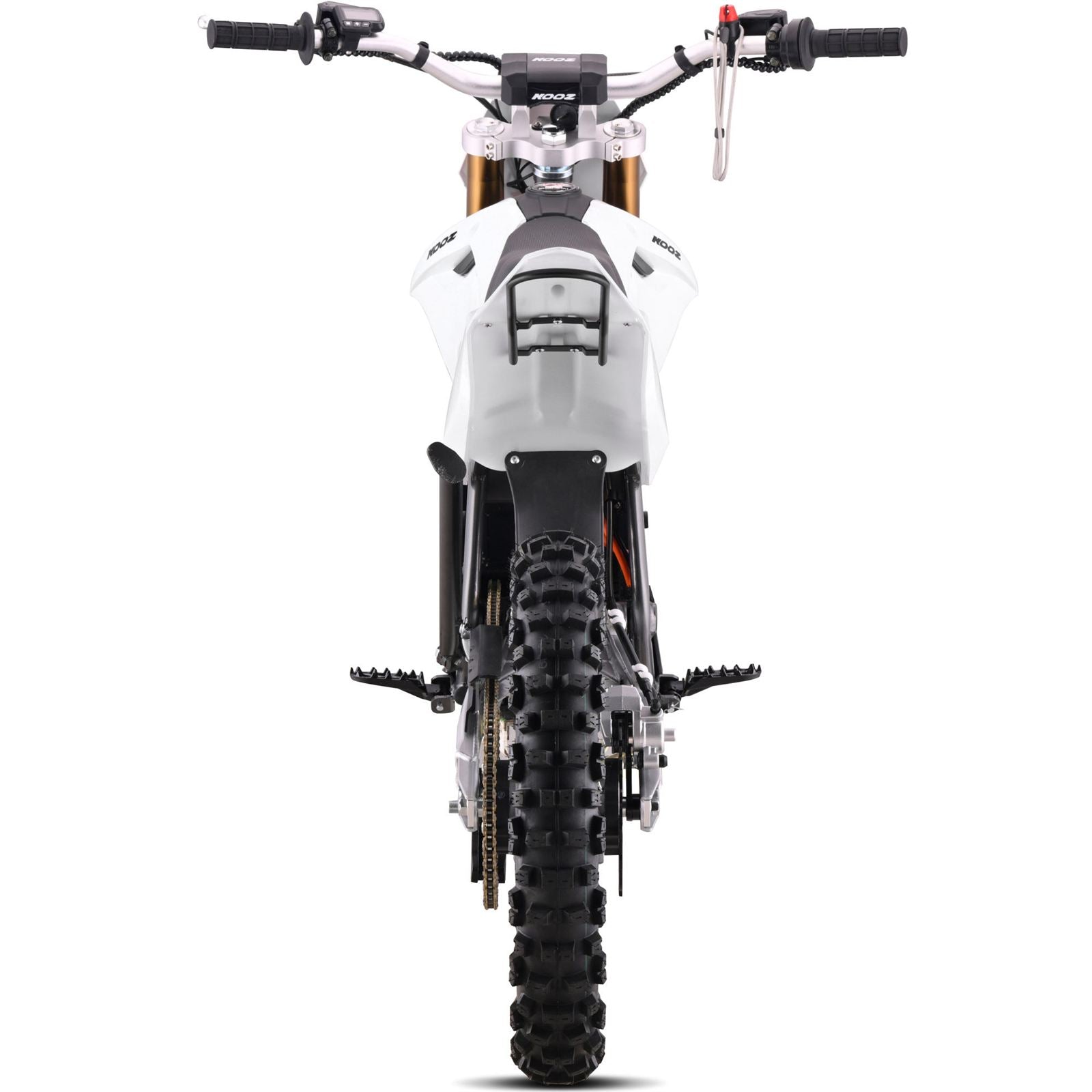 MotoTec USA 72v 8000w Pro Electric Dirt Bike 19/16 Lithium - White [MPN: MT-Dirt-Pro-8000-19-16_White]_2048727