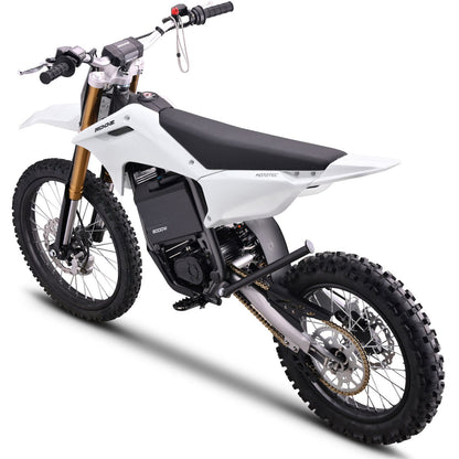 MotoTec USA 72v 8000w Pro Electric Dirt Bike 19/16 Lithium - White [MPN: MT-Dirt-Pro-8000-19-16_White]_2048726