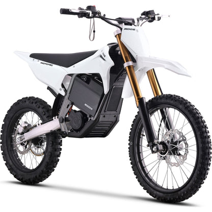 MotoTec USA 72v 8000w Pro Electric Dirt Bike 19/16 Lithium - White [MPN: MT-Dirt-Pro-8000-19-16_White]_2048719