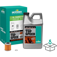 Motorex Top Speed Oil Change Kit 0.95L 10W40 for Kawasaki [MPN: 311914]_2000051