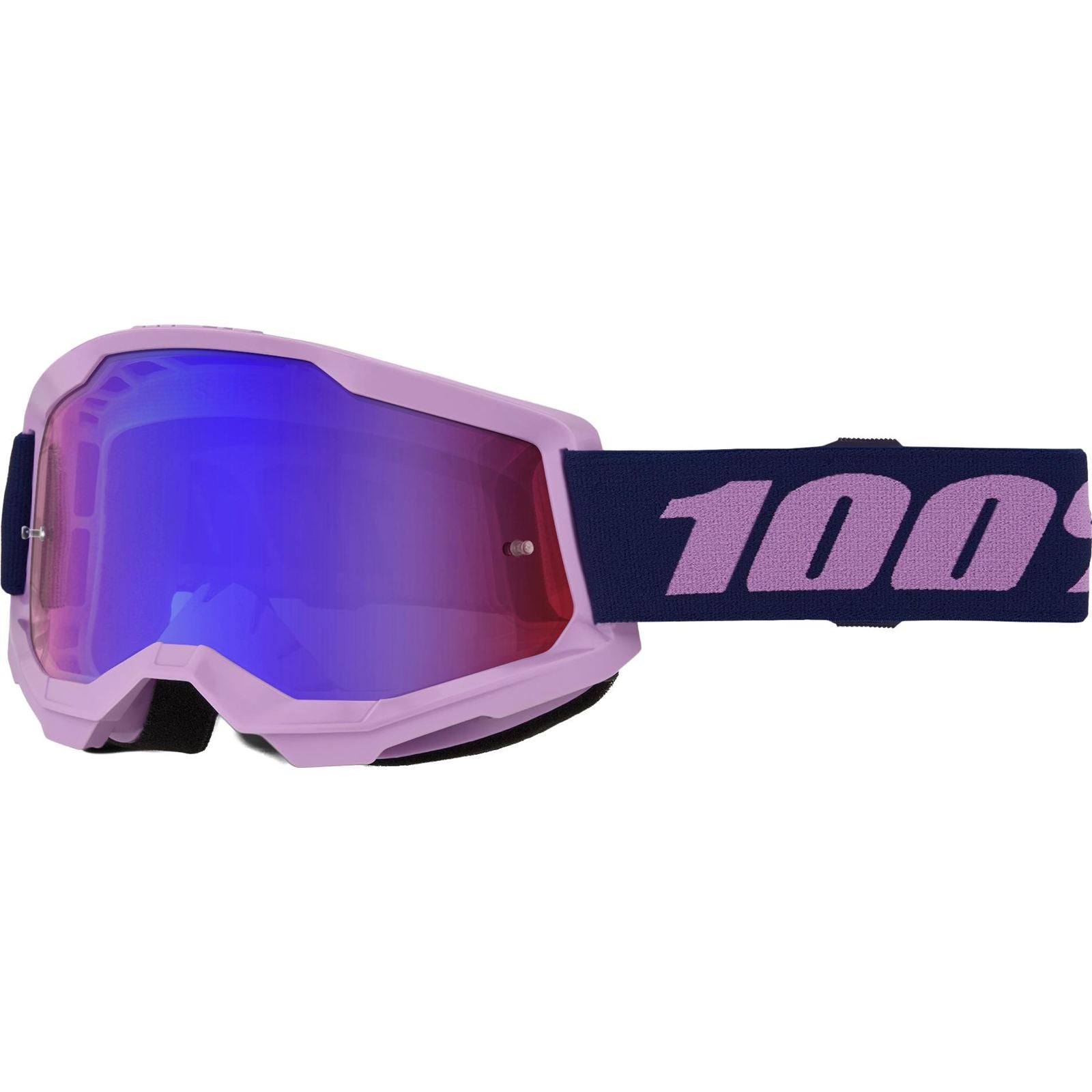 100% Strata 2 Goggles - Purple - Red/Blue Mirror Lens [MPN: 50028-10025]_2055209