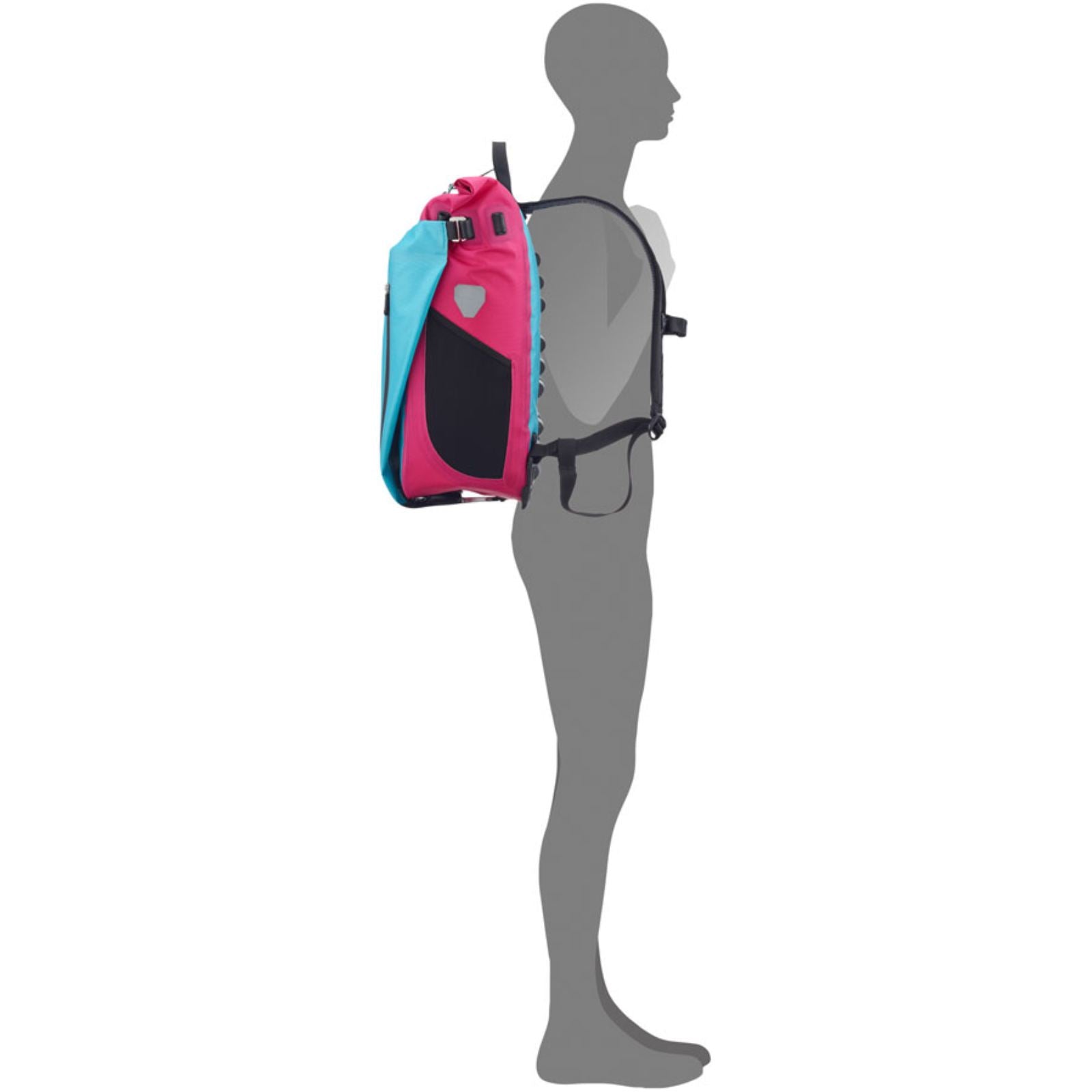 Ortlieb Vario Cyber Pannier -26L - Cyber Blue/Pink [MPN: F7763]_1998551