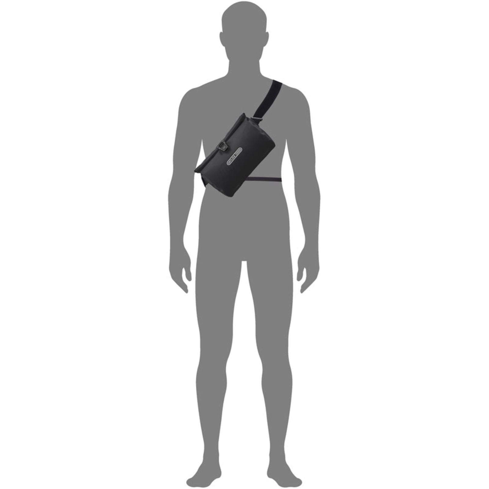 Ortlieb Velo-Sling Flex Handlebar Bag - 2.5/Liter - Black [MPN: F3272]_1998630