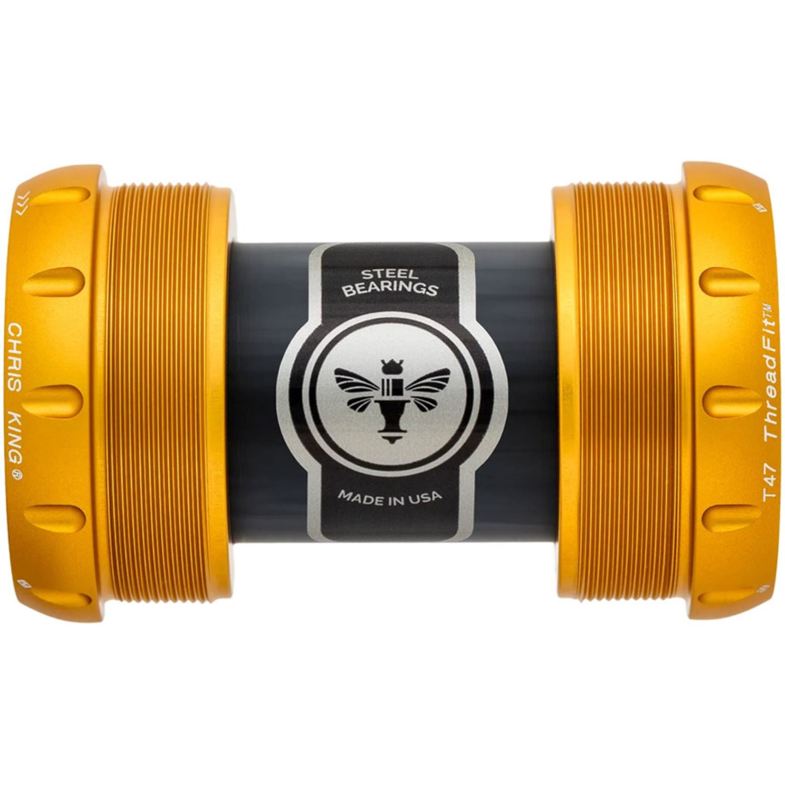 Chris King ThreadFit T47 30x Bottom Bracket - T47, 50th Anniversary Matte Gold [MPN: AFY2]_1998670