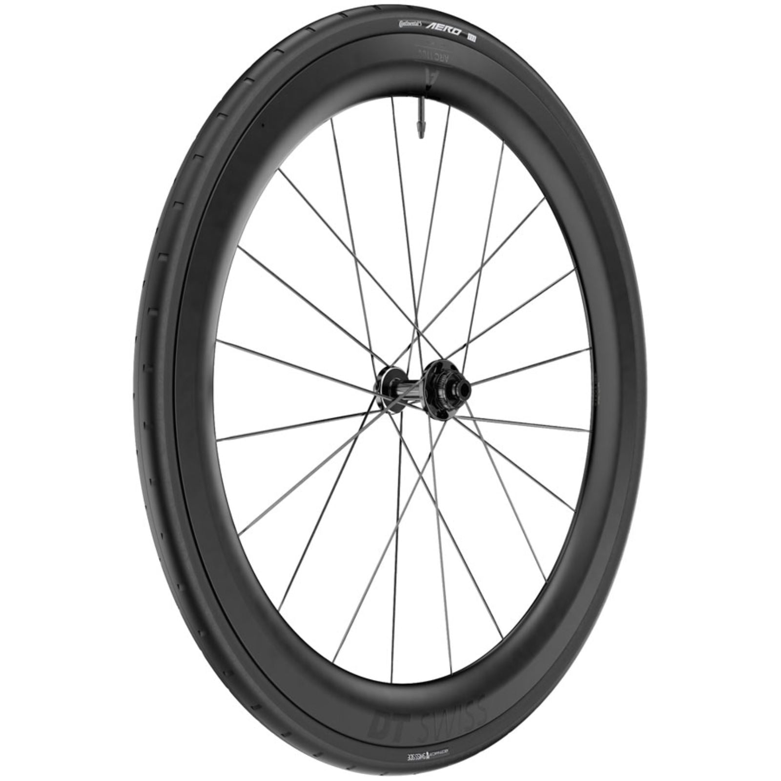 DT Swiss ARC 1100 DiCut 55 Front Wheel - 700, 12 x 100mm, Black [MPN: WARC11AAIDXCA29680]_1999395