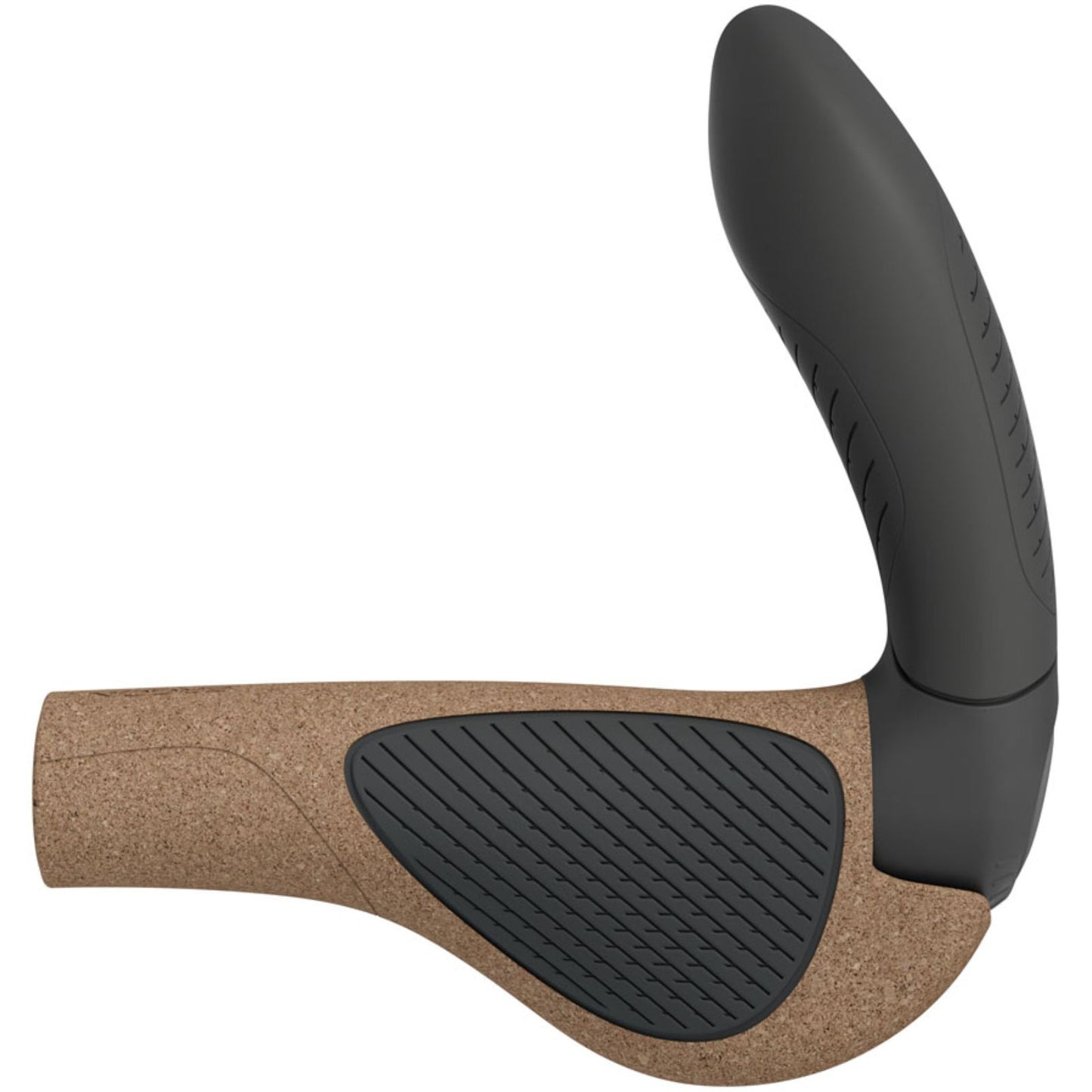 Ergon GP4 Evo BioKork Grips - Lock-On - Small - Black/Tan [MPN: 42410361]_1998744